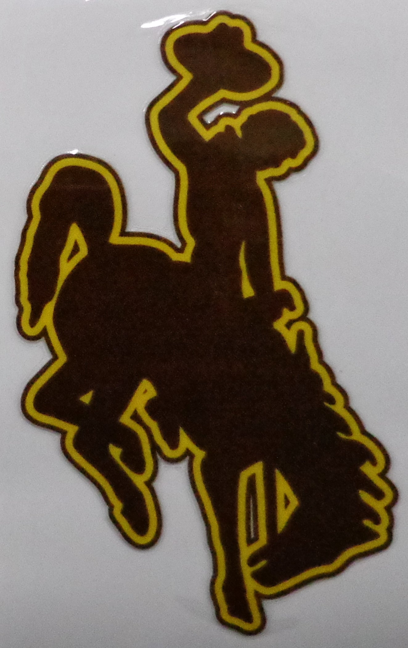 University of Wyoming Bucking Horse Logo sticker.