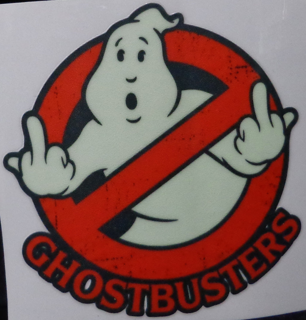 Ghostbusters Double Birds Sticker (3 inch Round)