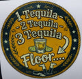 1 Tequila 2 Tequila 3 Tequila... Floor Sticker, UV Water-Resistant Decal (3x3 Inch)
