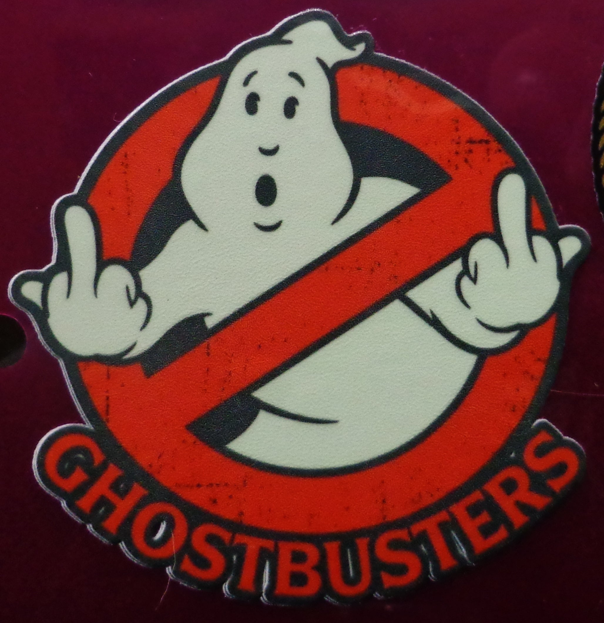 Ghostbusters Double Birds Sticker (3 inch Round)
